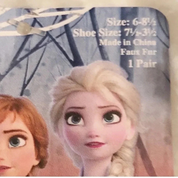 Bundle Of Disney Frozen II Interchangeable Charm Bracelet And Anna Fuzzy Socks - Picture 6 of 7